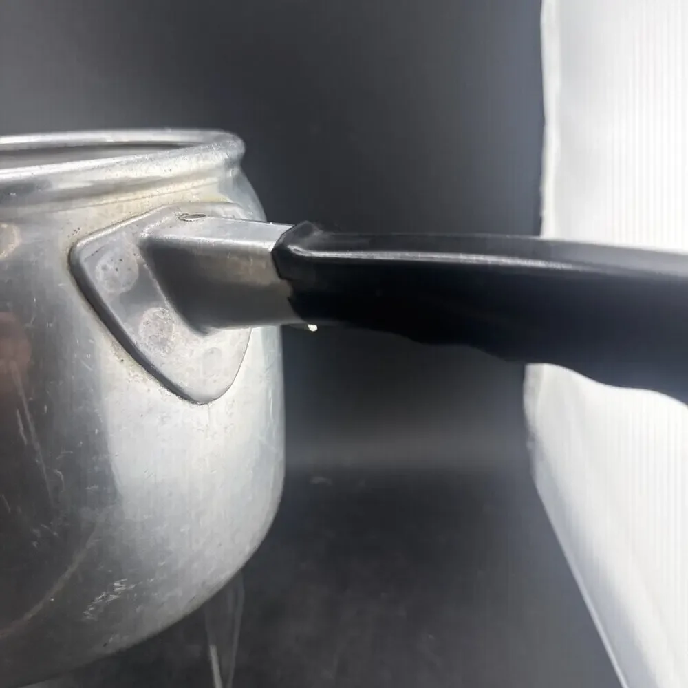 Vtg Wear-Ever No 3604 Aluminum Saucepan Pot TACU Co Made In USA 1940s 1950s